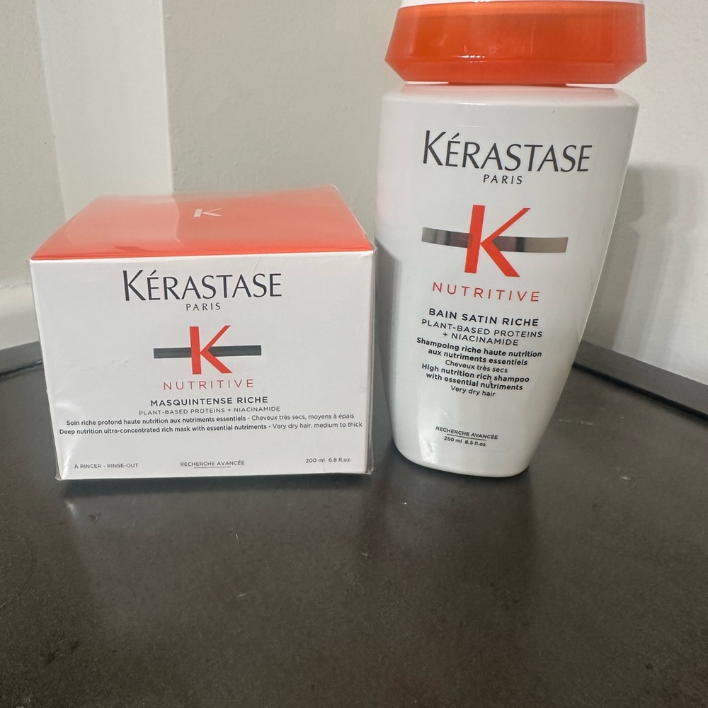 Kerastase Nutritive Hair Treatment Set - White and Orange